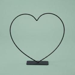 Metalen bruiloft hart